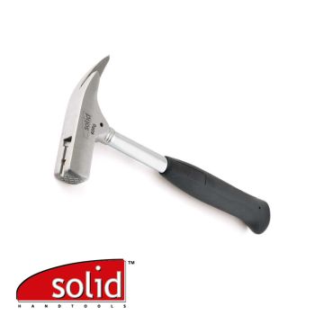 Solid Lattenhamer 600 gr, 1 punt met magneet en staalbuissteel