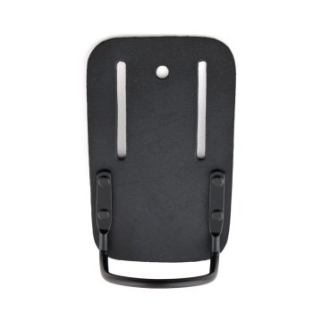 Solid Natuurlederen hamerdrager met vaste metalen beugel