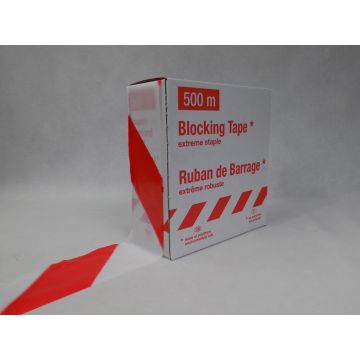 Color Line Signalisatielint Extra 500m x 80mm Wit/rood