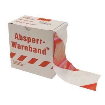 Color Line Signalisatielint Extra 100m x 80mm Wit/rood