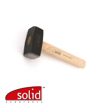 Solid Moker met houten steel - 1250 gr
