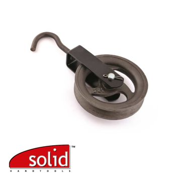 Solid Katrol in gietijzer 165 mm