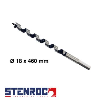 Stenroc AUGER Slangenboor SDS-Plus - 18 x 460 mm