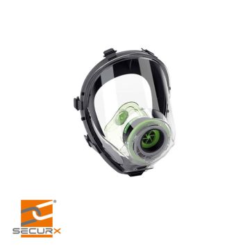 Securx Volgelaatsmasker /BLS 5400 Silicon rubber, DIN filters