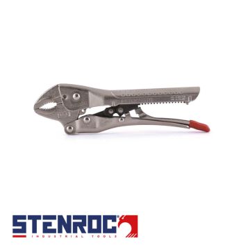 Stenroc Griptang gebogen bekken + draadknipper 175 mm / automatisch / 6-CJ