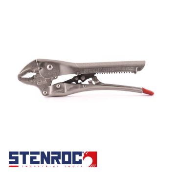 Stenroc Griptang gebogen bekken + draadknipper 250 mm / automatisch / 10-CJ