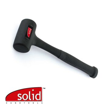 Solid Terugslagvrije hamer / 500g / zwart