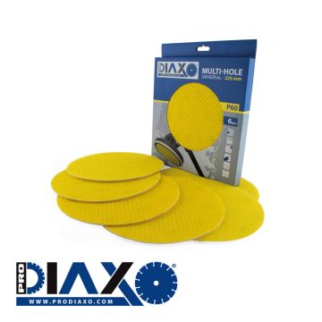 Prodiaxo Schuurpapier 'Multi-Hole' velcro, dia. 225mm, korrel 180 (6 stuks)