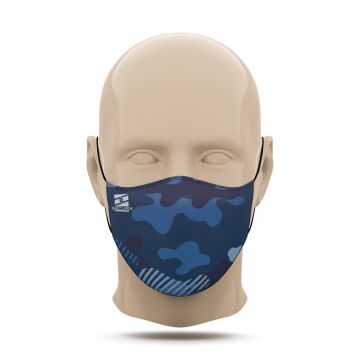 Securx masker in textiel - CAMOUFLAGE - (2 lagen) Oeko-Tex