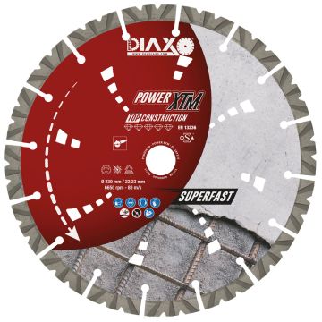Prodiaxo Diamantschijf POWER XTM - 180 x 22,2 mm - Top Construction