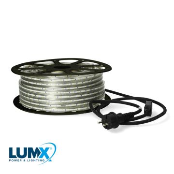 Lumx LED lichtslang GROEN 50m - 60led/m - H=6,5mm