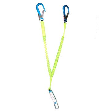 Edge Delta 2: elastische veiligheidslijn - band - valdemper - Y band - haken