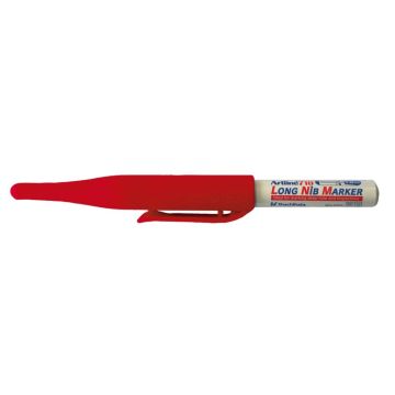 Artline Permanent marker LONG NIB ROOD