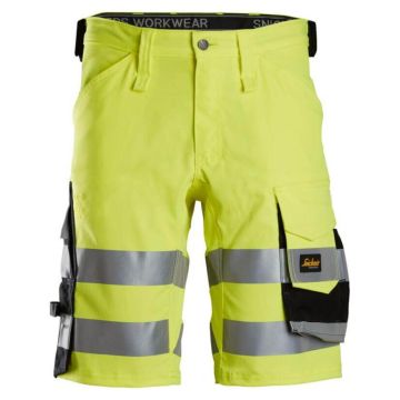 Snickers HV KL1 Stretch Short 58 High-Vis Geel 61366604058