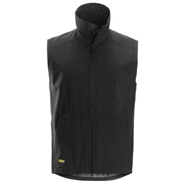 Snickers AW Windpr Soft Shell Vest M Zwart 45050400005