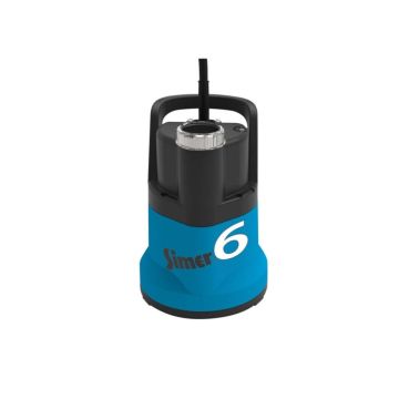 Simer 6 Dompelpomp 10m kabel (dweilpomp)