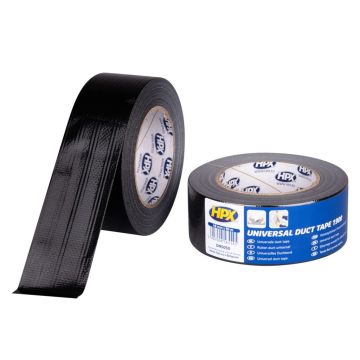 HPX Duct tape 1900 - zwart 50mm x 50m