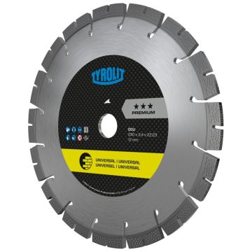 Tyrolit C73W U3-10 Diamantcirkelzaag C73W 350mm x 3,2mm x 25,4mm DCUP3