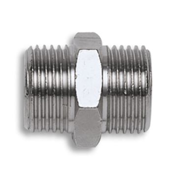 Contimac Dubbelnippel 1/4" BU x 1/4" BU 28532 (10 stuks)