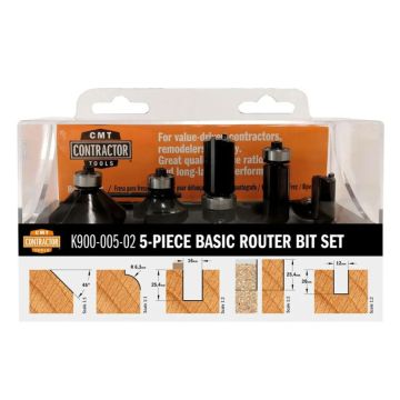 CMT Set van 5 frezen Rollager