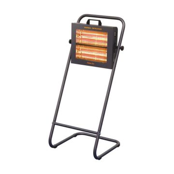 Climameister Fire Draagb El infrarood verwarmer hoog model 2x1,5kW 2580kcal/u