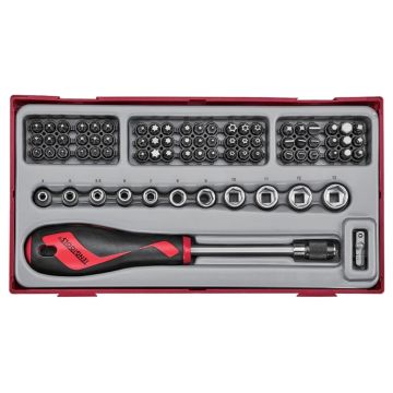 BITSSET DOPPEN SCHROEVENDR 76ST TC TRAY