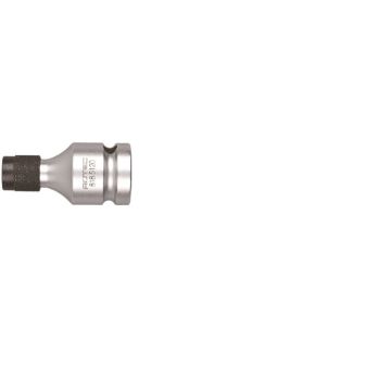 Rotec Bithouder 1/4"-C6.3 met snelspan, opname binnen 4-knt 1/2"