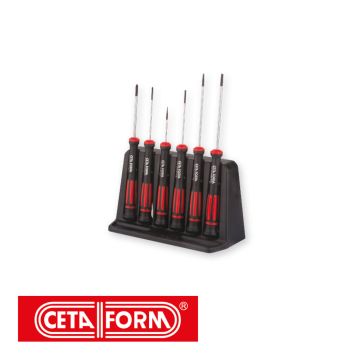 Cetaform Micro-precisie schroevendraaierset Torx 6-delig