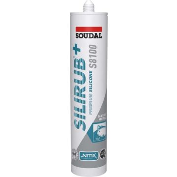 Soudal Silirub+ S8100 voegengrijs 300ml