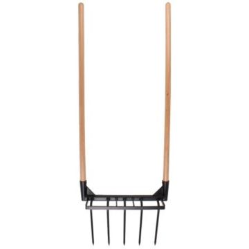 AVR Compostvork 5-tanden met 2 stelen van 110cm