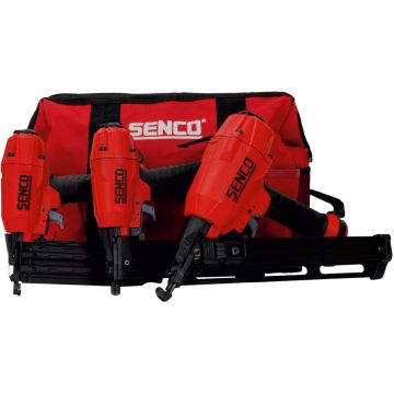 Senco 3-in-1 Tackerset in canvastas (FinishPro 18BL - SLS18BL - FinishPro 35BL + Toolbag)