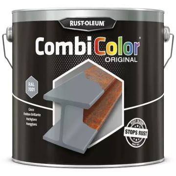 Rust-Oleum Pot verf RAL7001 Grijs 2.5L
