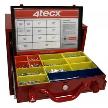 4tecx Ass Koffer Spaanplaatschroef Platkop Pozi Verzinkt