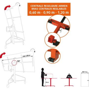 Mondelin RM514000 - Platenlift Levpano II 4.5m
