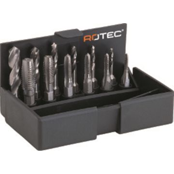 ROTEC 12-dlg. HSS boor- en tapbit-set type '140' en '317' - 900.2035