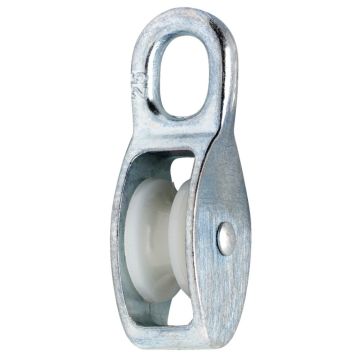 KATROL MET NYLON WIEL / 06X20 MM / VERZINKT / PER STUK GELABELD