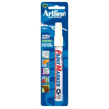Artline Paint marker 400 XF WIT (blister)