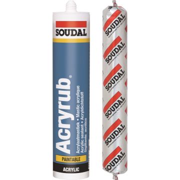 Soudal Acryrub wit 15 310ml