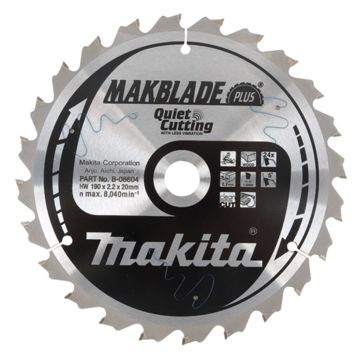 Makita - B-08757 - Zaagblad Makblade-Plus 190x20x2,0 60T 5g
