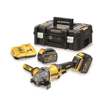 Dewalt DCG414T2-QW 54V XR Flexvolt haakse slijper