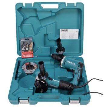 Makita - DK0050X1 - Combiset klopboormachine + haakse slijper