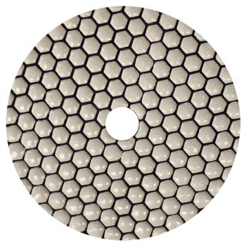 Carat Polijstpad Buff White 125mm Droog