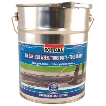 Soudal Elk dak - Elk weer zwart n/f 10l