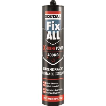 Soudal Fix ALL Extreme zwart/noir 280ml