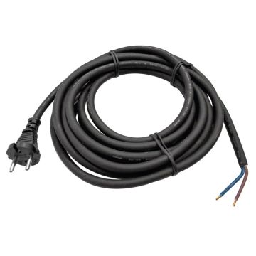 Lumx Neopreen Machine Aansluitkabel - 5m - H07rn-f/2 x 1,0 Mm2