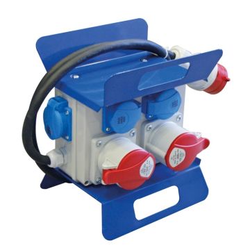 Lumx Werfverdeelkast 400v Uit 2x16a400v- 4x230v 6400w