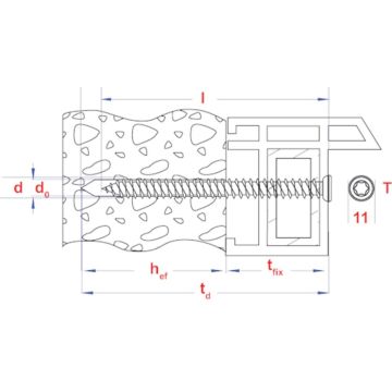 PGB SMART Kozijnschroef VZK-T30 7,5x182 Zn