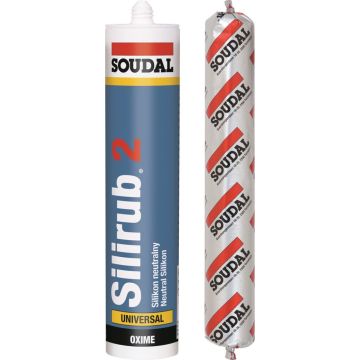 Soudal Silirub 2 Cementgrijs 300ml