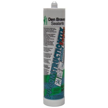 Den Braven Zwaluw PU-Constructiontix Super PU-lijm Ct310ml/C12 Transparant
