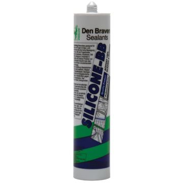 Den Braven Zwaluw Silicone-BB + Sanitary 310ml/C12 Wit